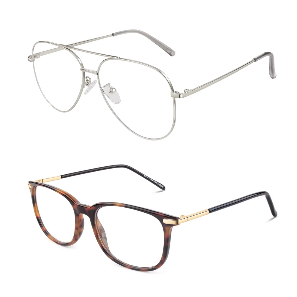 GQUEEN Nerd Clear-Lens + Pilot Clear-Lens Bundle