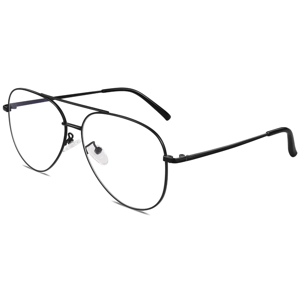 GQUEEN Pilot Clear-Lens Glasses